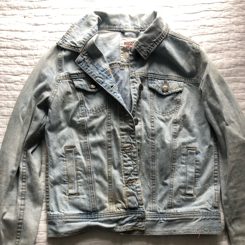 Mossimo Supply Light Wash Denim Jacket, Small